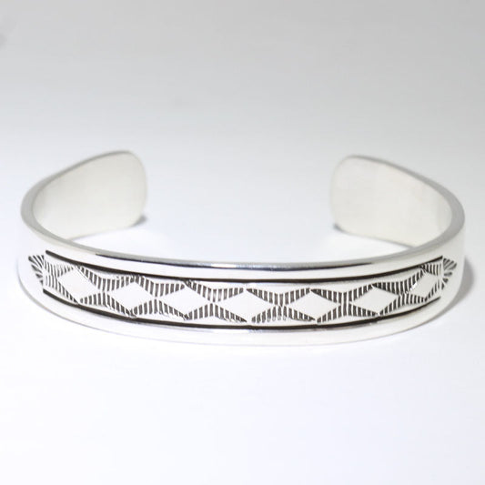 Bracelet en argent par Bruce Morgan 6-1/4"