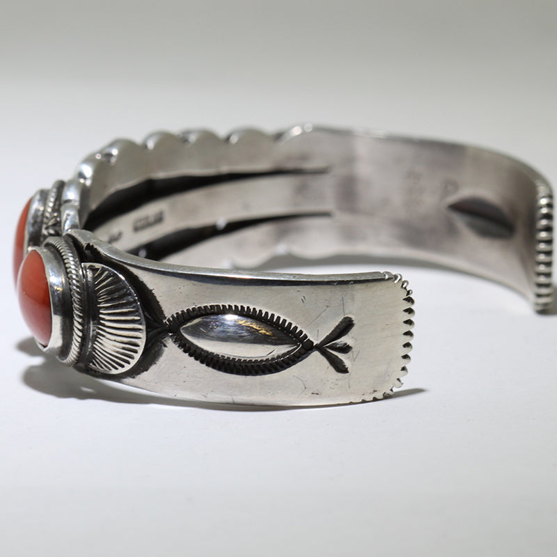 Bracelet en corail par Steve Arviso 13,3 cm