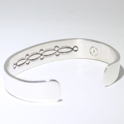 Bracelet en argent 14K par Bruce Morgan 15,9 cm