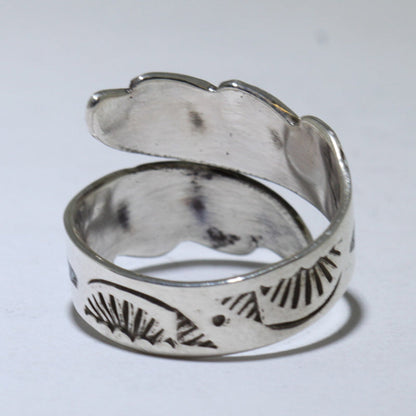 Anillo con incrustaciones de los Navajo - Talla 8