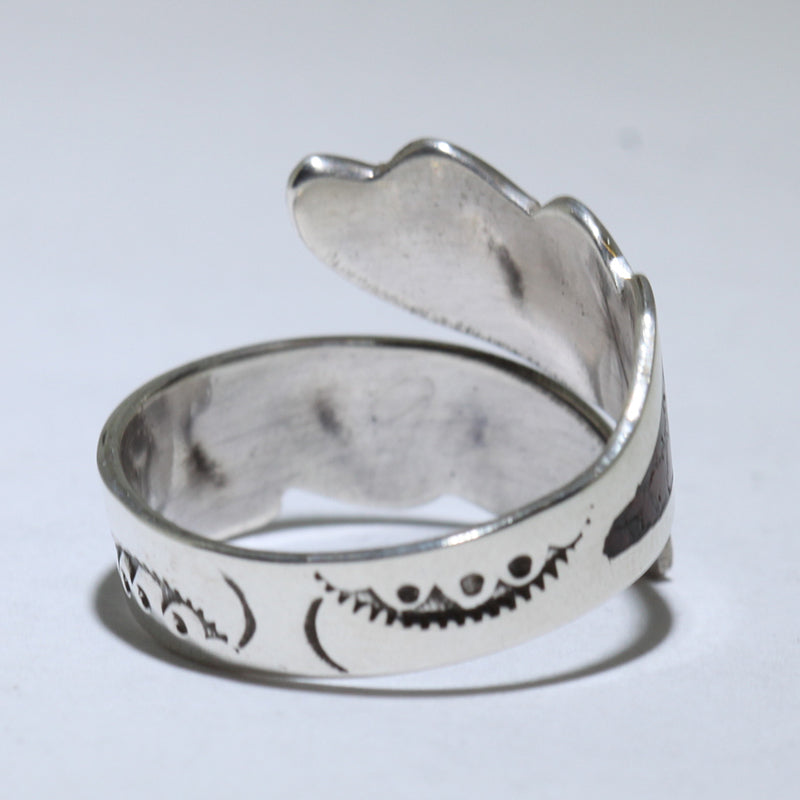 Inlay-Ring von Navajo - Größe 9