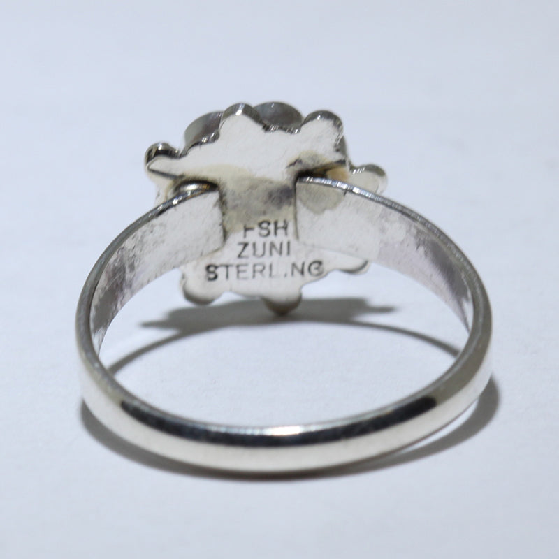 Cincin Inlay oleh Zuni - Ukuran 7