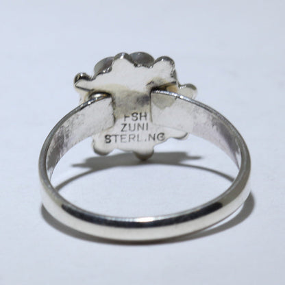 Cincin Inlay oleh Zuni - Ukuran 7