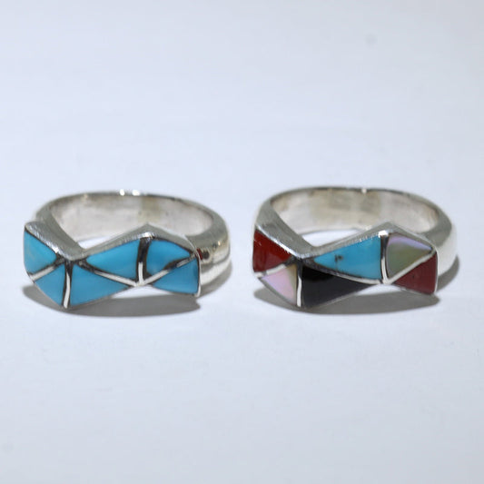 Inlay Ring by Zuni