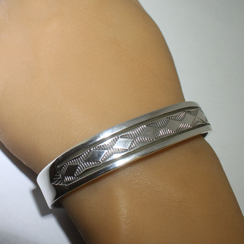 Bracelet en argent par Bruce Morgan 6-1/4"