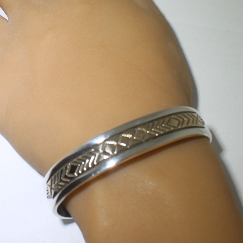 Pulsera de 14K/Plata por Bruce Morgan 6-1/4"