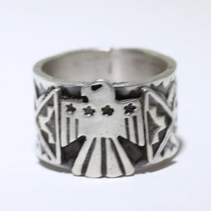 Серебряное кольцо от Бо Ривза - 8.5