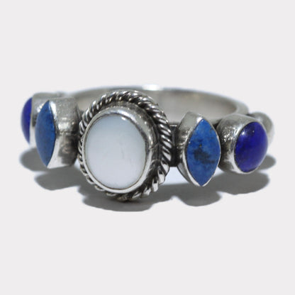 Lapis Ring by Herman Smith Jr size 8.5