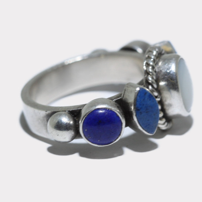 Anillo de Lapis por Herman Smith Jr tamaño 8.5