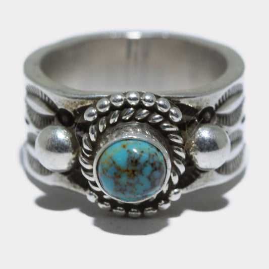 Cincin Turquoise Mtn oleh Herman Smith Jr ukuran 8