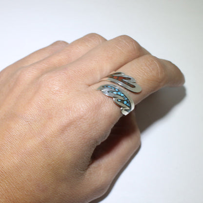 Inlay Ring by Navajo- 8