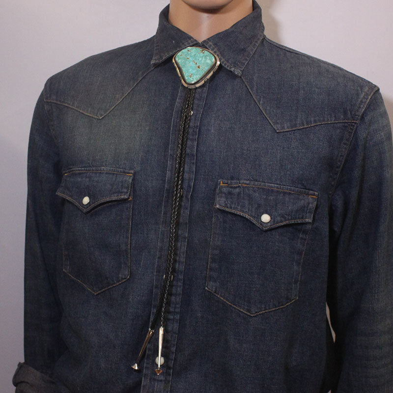 Blue Ridge Bolo Tie by Fred Peters