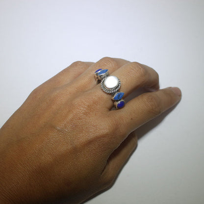 Lapis Ring by Herman Smith Jr size 8.5