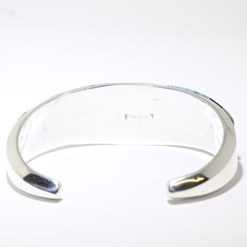 Micro Inlay Bracelet by Erwin Tsosie 5-1/2"