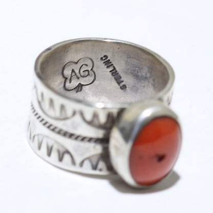 Bague en corail par Arnold Goodluck - 5