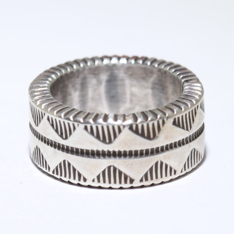 Silver Ring by Arnold Goodluck- 7.5