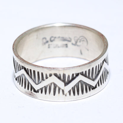 達雷爾·卡德曼的銀戒指 - 12.5號
