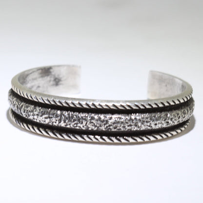 Pulsera de plata de Aaron Anderson 5-1/4"