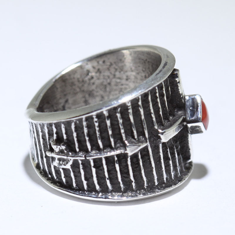 Коралловое кольцо от Аарона Андерсона - размер 8.5