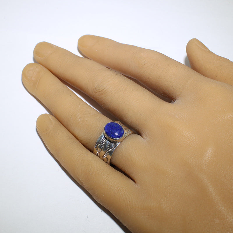 Lapis Ring by Arnold Goodluck- 8.5