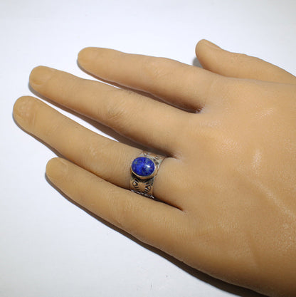 Lapis Ring by Arnold Goodluck- 5.5