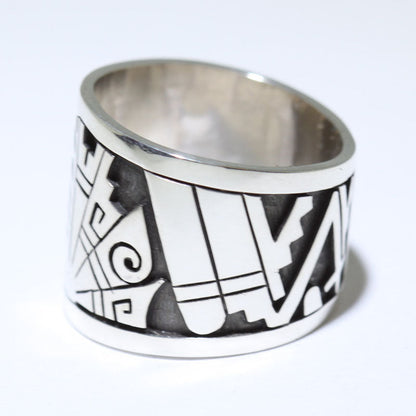 Bague en argent par Berra Tawahongva - 10