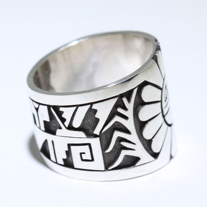 Bague en argent par Berra Tawahongva - 10