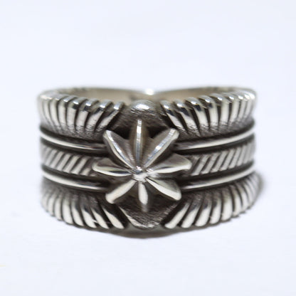 Bague en argent par Ron Bedonie - Taille 8.5