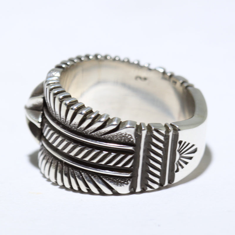 Bague en argent par Ron Bedonie - Taille 8.5