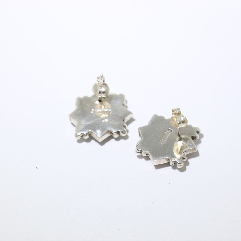 Anting-Anting Inlay oleh Stone Weaver