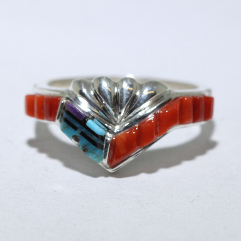 Cincin Inlay oleh Wilbert Manning ukuran 8