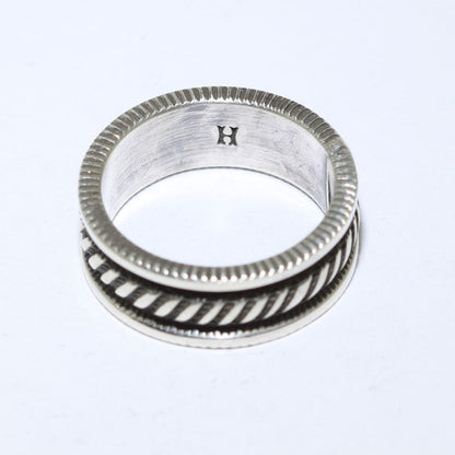 Silver Ring by Harrison Jim size11.5