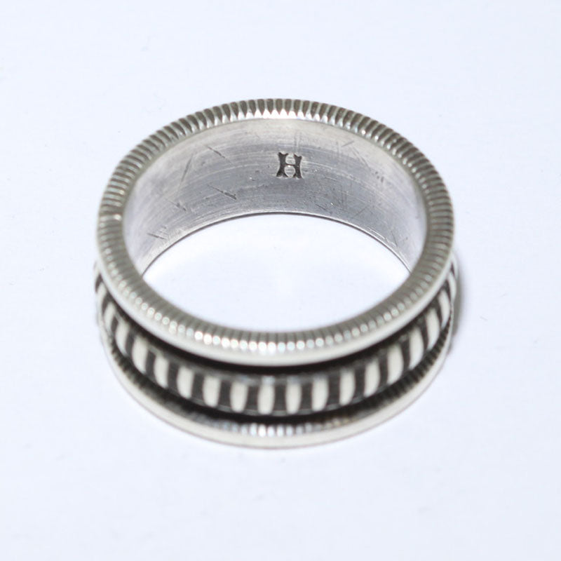 Zilveren Ring van Harrison Jim maat 11.5