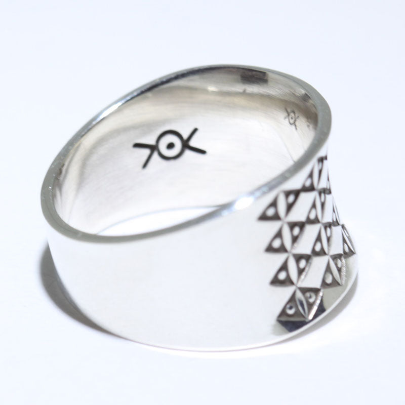 諾伯特·佩什拉凱設計的銀戒指 - 10.5號