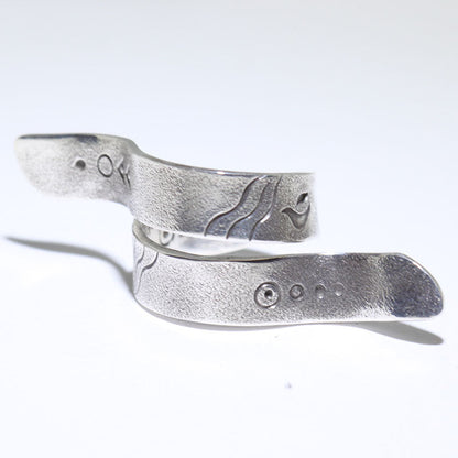 Серебряное кольцо от Аарона Пешлакай - размер 8