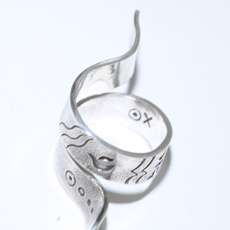 Серебряное кольцо от Аарона Пешлакай - размер 8