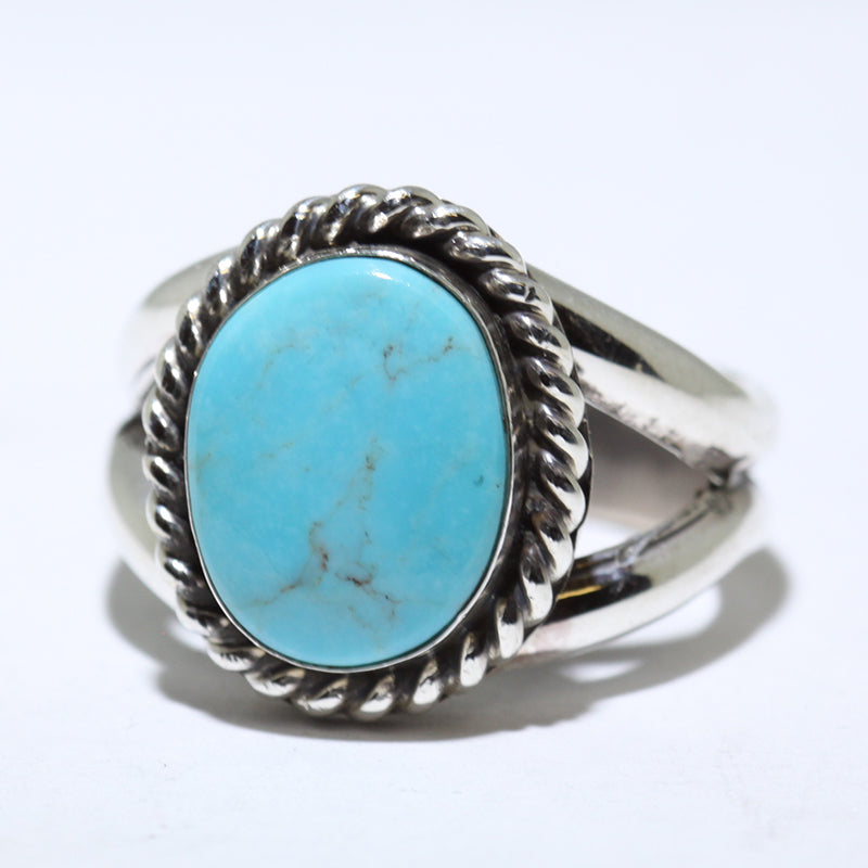 Anillo Kingman por Robin Tsosie - Talla 9.5