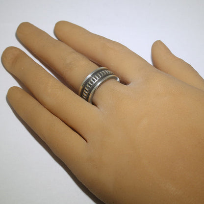 Silver Ring by Harrison Jim size11.5