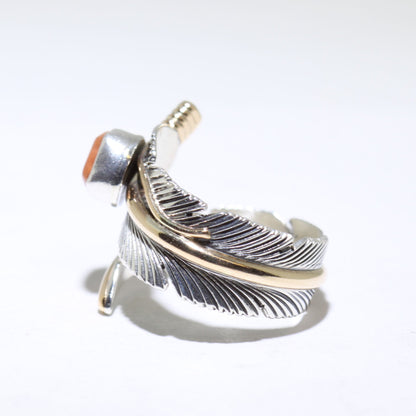 Feather Adjustable Ring by Harvey Mace