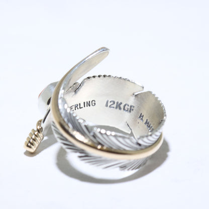 Feather Adjustable Ring by Harvey Mace