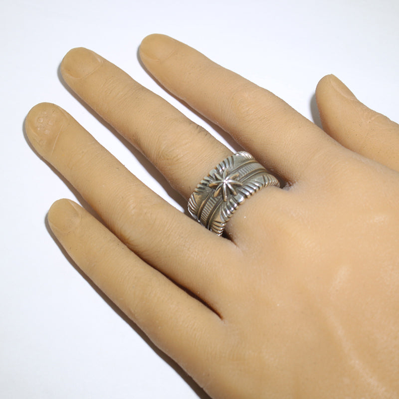 Bague en argent par Ron Bedonie- 12