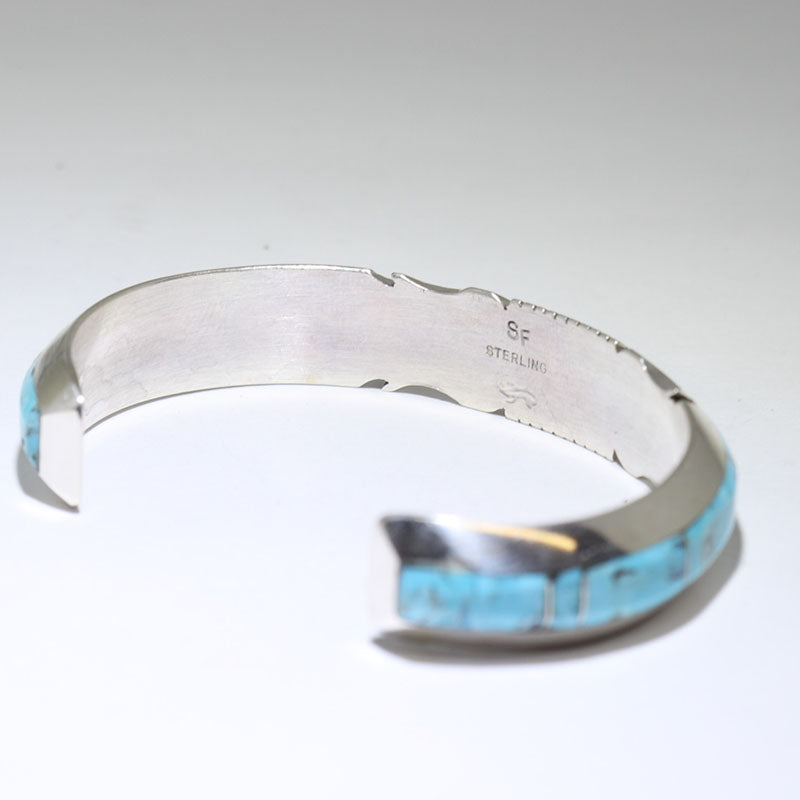 Kingman Inlay Bracelet by Steve Francisco 5-1/4"