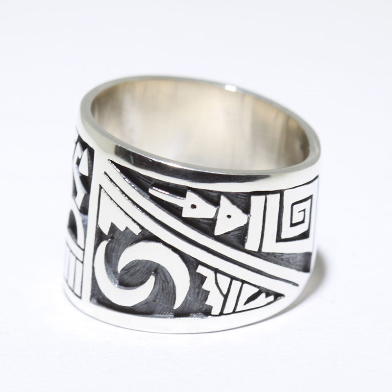 Bague en argent par Clifton Mowa- 11