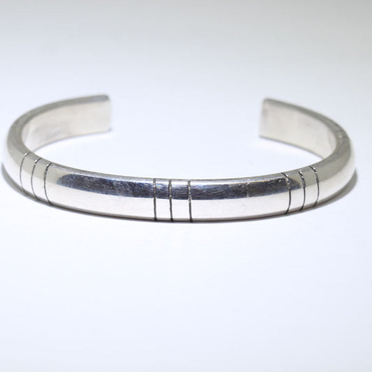 Silver Bracelet by Navajo 5-3/8"