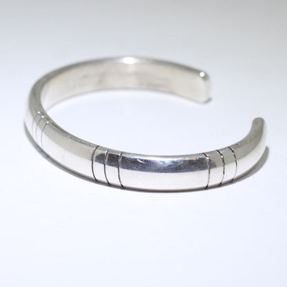 Silver Bracelet by Navajo 5-3/8"