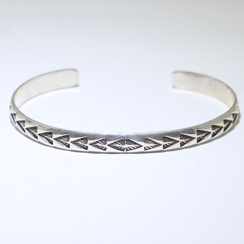 Silver Bracelet by Darrell Cadman 5-5/8"