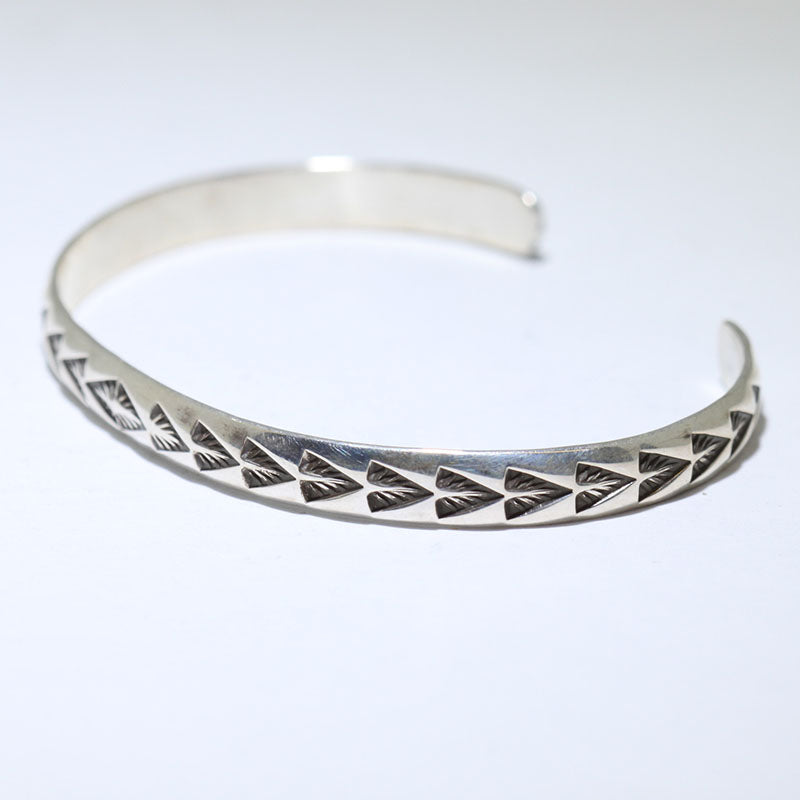 Silver Bracelet by Darrell Cadman 5-5/8"