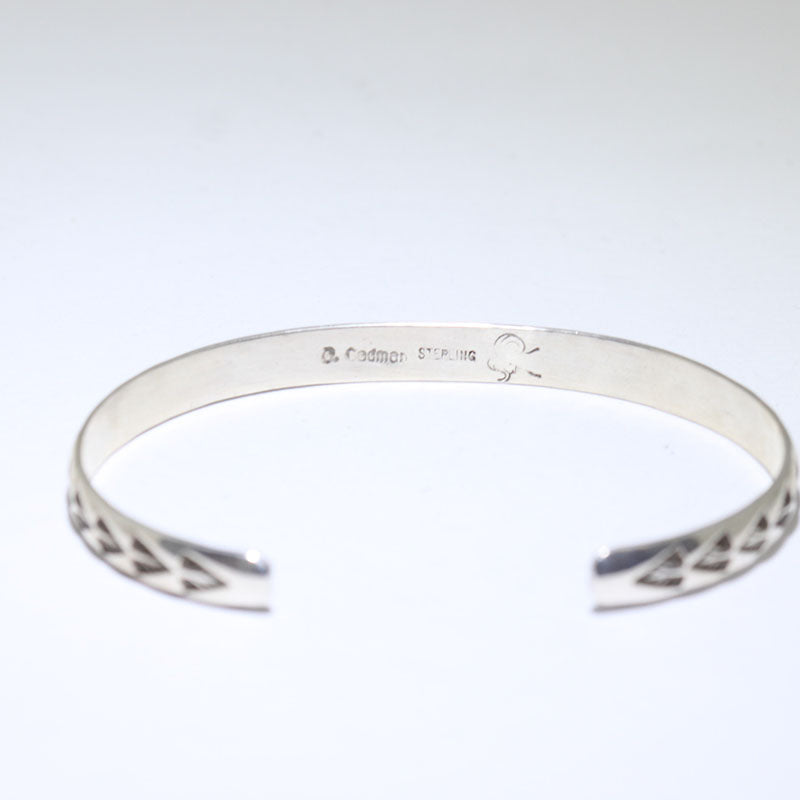 Bracelet en argent par Darrell Cadman 5-5/8"