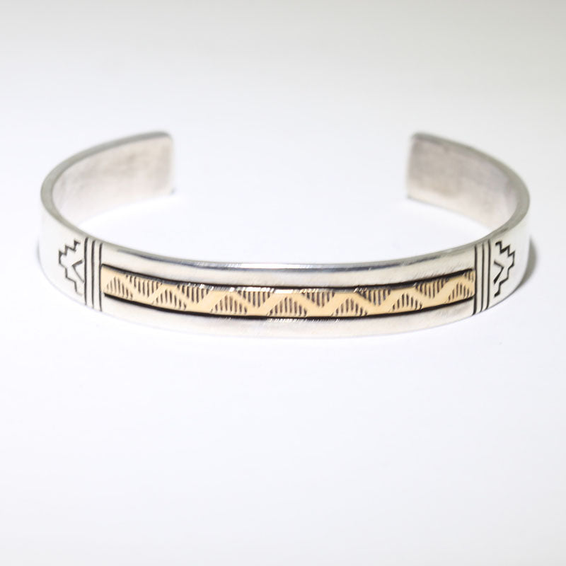 Bracciale in Argento/14K di Amos Murphy 14,6 cm