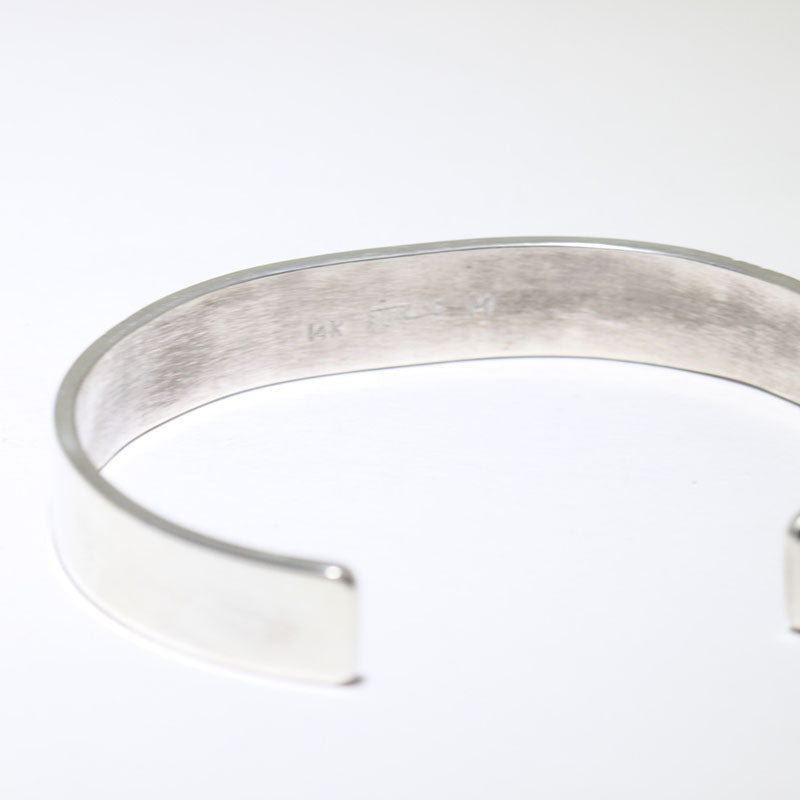 Bracciale in Argento/14K di Amos Murphy 14,6 cm